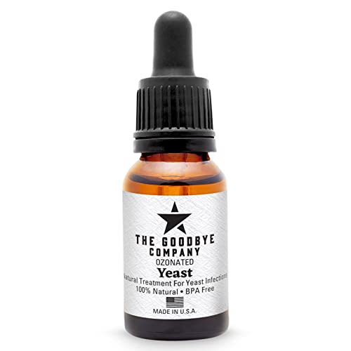 The Goodbye Company Ozonated Yeast Essential Oil Serum - USDA Organic Certified Oil‚ Glass Bottle‚ Made in USA (15 ml)