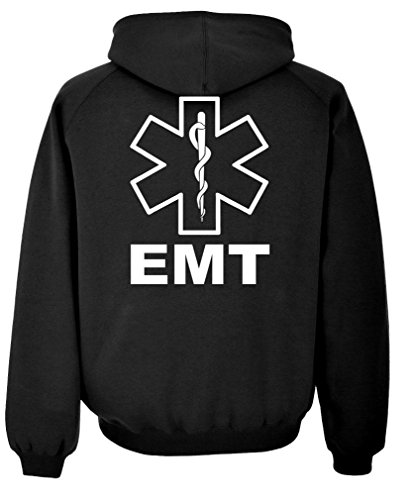 The Goozler v2 EMT - emergency medical technician 911 - Mens Pullover Hoodie, XL, Black