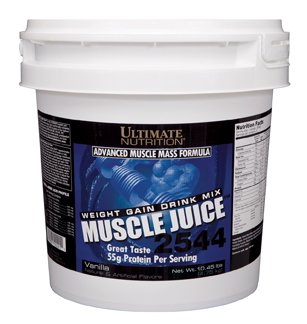 Ultimate Nutrition Muscle Juice 2544 Whey Protein Isolate-Muscle Builder-High Calorie-Weight Gain Drink Mix- 55 Grams of Protein Per Serving, Vanilla, 13.2 Pounds