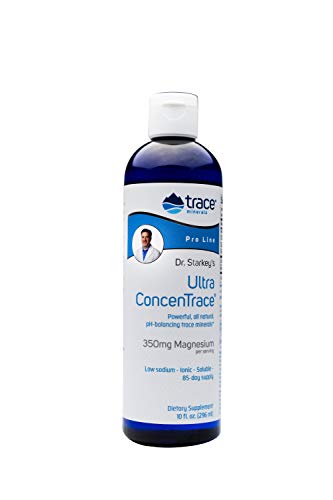 Ultra ConcenTrace Trace Mineral Drops (10 Oz) Electrolyte Drops for Water and Drinks - Potassium and Magnesium Supplement for Workout and Hydration - NO Sugar Low Sodium Vegan Keto Diet | 120 Servings