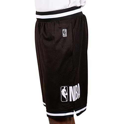Ultra Game NBA NBA Mens Chrome Basketball Shorts, Black, Small