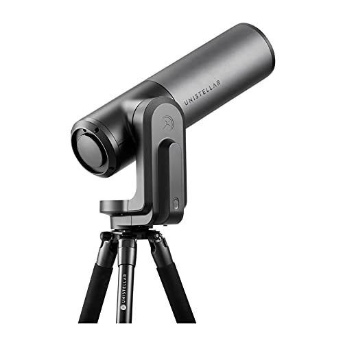 Unistellar eVscope eQuinox - Smart Digital Reflector Telescope - Computerized, Go to Portable Astronomy for Beginners & Advanced Users, Adults or Kids - Comes with Tripod, Alt-Az Mount and Control App