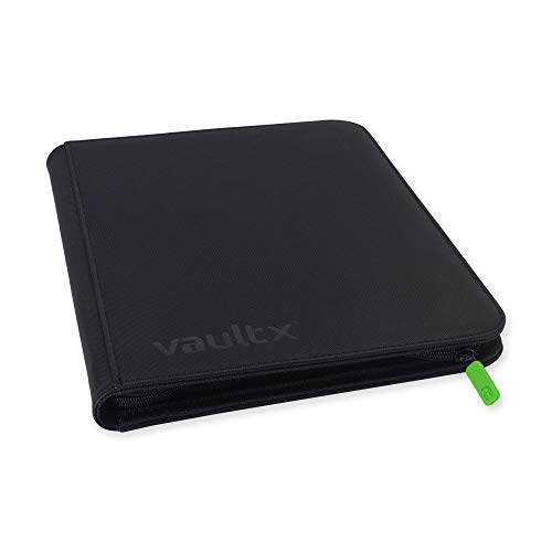 Vault X Premium Exo-Tec® Zip Binder - 9 Pocket Trading Card Album Folder - 360 Side Loading Pocket Binder for TCG