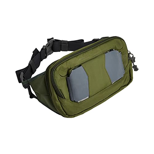Vertx SOCP Tactical Fanny Pack for Concealed Carry, Multi-Use Waist Pack for Outdoor and EDC Tactical Gear, Canopy Green/Smoke Grey