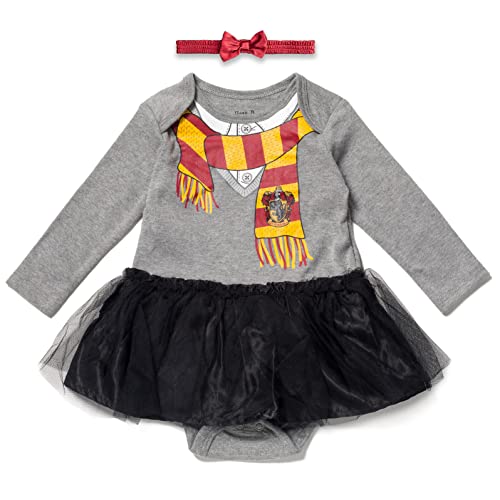 Warner Bros. Harry Potter Hermione Baby Girls Long Sleeve Costume Dress & Headband Set 12 Months