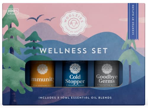 Wellness Essential Oil Blend Set | Cold Stopper | Natural Undiluted Therapeutic Grade Oils| for Diffusion Internal or Topical