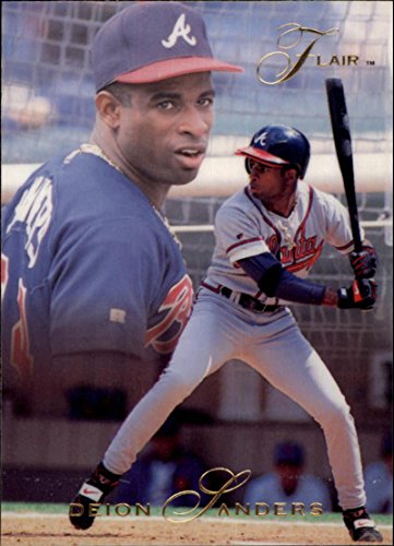 1993 Flair #10 Deion Sanders Atlanta Braves MLB Baseball Card NM-MT