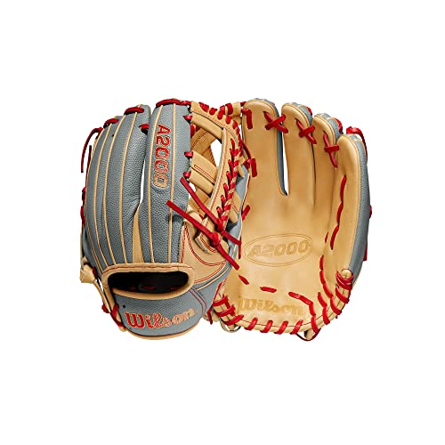 2023 Wilson A2000® 1785SS 11.75” Infield Baseball Glove - Right Hand Throw, Grey/Blonde/Red