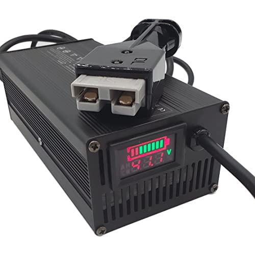 36V EZGO Marathon Golf Cart Battery Charger with SB50 Connector and Digital Display