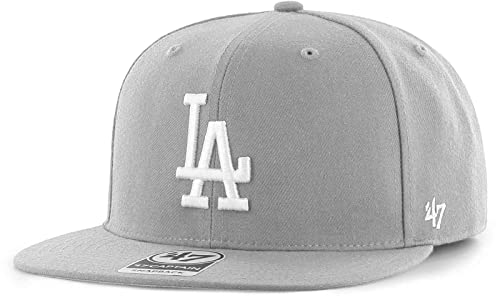 '47 Los Angeles Dodgers Mens Womens No Shot Captain Adjustable Snapback Gray Hat