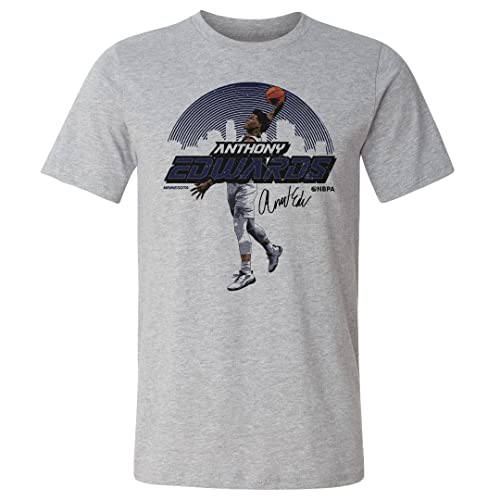 500 LEVEL Anthony Edwards Shirt (Cotton, X-Large, Heather Gray) - Anthony Edwards Skyline