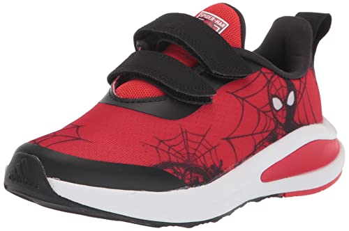 adidas Kids Fortarun Running Shoe, Vivid Red/Core Black/White (Spider-Man), 5 US Unisex Toddler