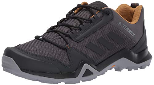 adidas mens Terrex Ax3 Hiking Shoe, Grey/Black/Mesa, 10.5 US