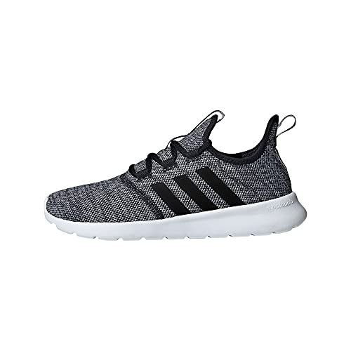 adidas womens Cloudfoam Pure 2.0 Running Shoes, Black/Black/White, 9.5 US