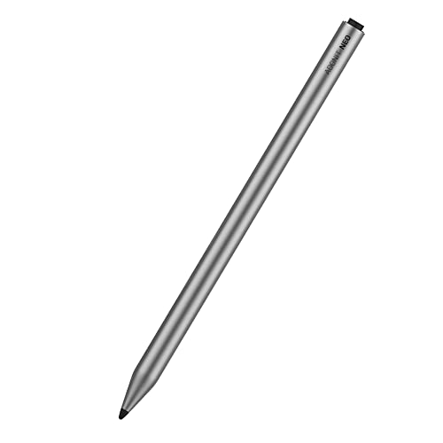 Adonit Neo, Magnetically Attachable Stylus Pen for iPad with Palm Rejection, Active Digital Pencil, Compatible with iPad Air 4th/3rd, iPad Mini 6/5th, iPad 9/8/7/6th, iPad Pro 11/12.9" - Matte Silver