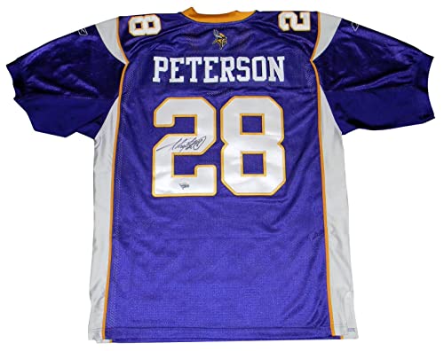 Adrian Peterson Signed Minnesota Vikings #28 Authentic Reebok Jersey Fanatics - Autographed NFL Jerseys