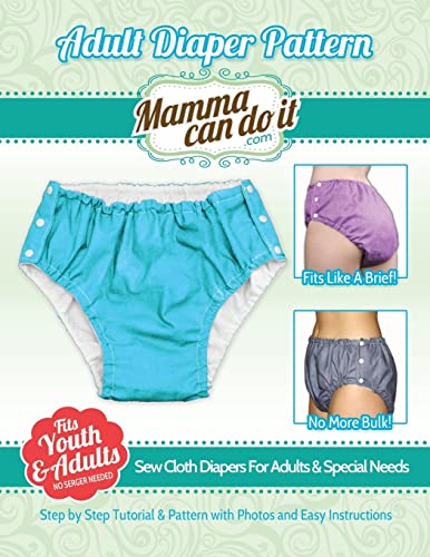 Adult diaper pattern