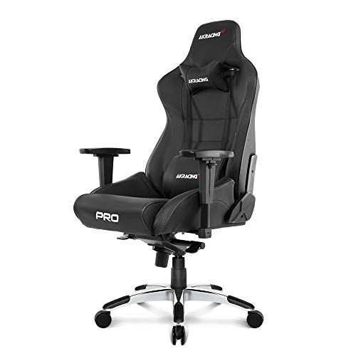 AKRacing Masters Series Pro Luxury XL Gaming Chair, adjustable, BLACK