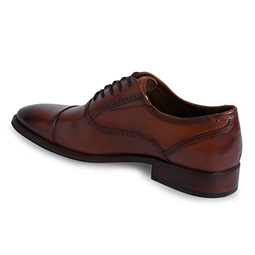 ALDO Men's Abawienflex Oxford, Cognac, 10.5