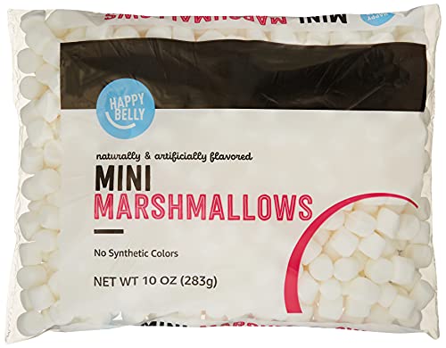 Amazon Brand - Happy Belly Mini Marshmallows, 10 Ounce