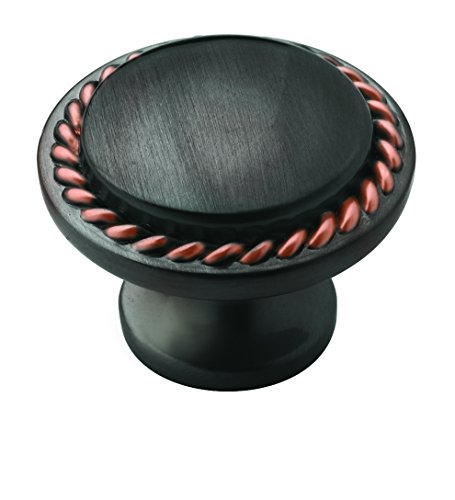 Amerock | Cabinet Knob | Oil Rubbed Bronze | 1-1/4 inch (32 mm) Diameter | Everyday Heritage | 25 Pack | Drawer Knob | Cabinet Hardware