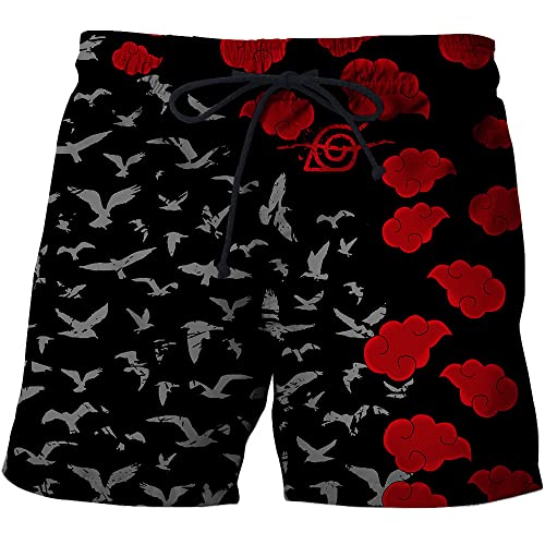 Anime Shorts for Men，Men's Anime Shorts Anime Board Shorts Beach Shorts Swim Trunks Men