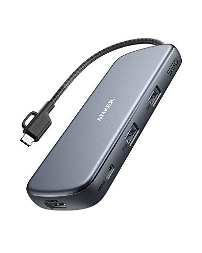 Anker PowerExpand 4-in-1 SSD USB C Hub, with 256G SSD Storage, 4K HDMI, 100W Power Delivery and 2 USB 3.0 Data Ports, for MacBook Pro, MacBook Air, iPad Pro, XPS, and More