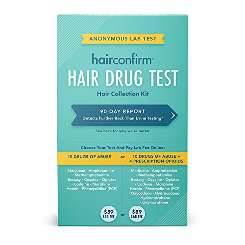 Anonymous lab Test Hair Drug Test Hair Collection kit 90 Day Report detects Further Back Than Urine Testing Choose Your Test