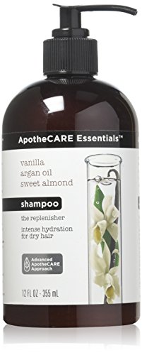 ApotheCARE Essentials The Replenisher Moisturizing Shampoo, Vanilla, Argan Oil, Sweet Almond, 12 oz