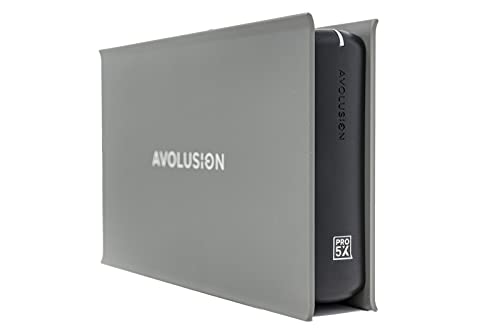 Avolusion PRO-5X 4TB USB 3.0 External Hard Drive for PC, Mac, Playstation & Xbox (Grey) - 2 Year Warranty