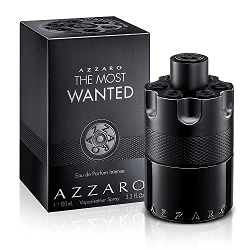 Azzaro The Most Wanted Eau de Parfum Intense - Cologne for Men - Fougère, Ambery & Spicy Fragrance, 3.3 Fl Oz