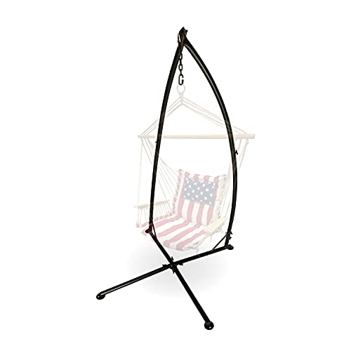 Backyard Expressions Hammock Swing Stand for Indoor/Outdoor, Heavy Duty Hanging Chair Stand