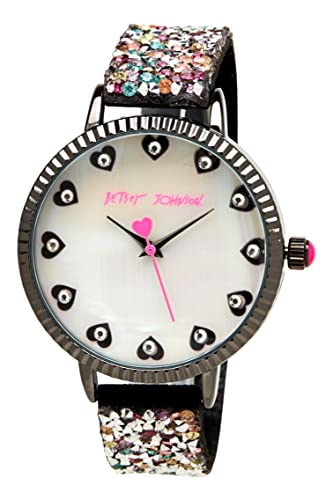 Betsey Johnson Womens Watch BJW021Q, Size One Size, Multicolor Rhinestone