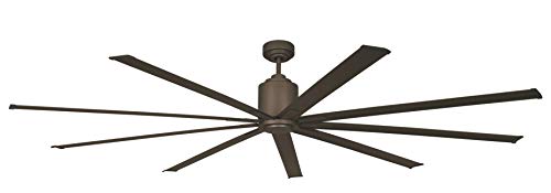 Big Air 96" Industrial Indoor/Outdoor Ceiling Fan, 6 Speed with Remote, Oil-Rubbed Bronze