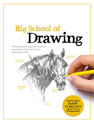 Big School of Drawing Workbook: Exercises and step-by-step drawing lessons for the beginning artist (Big School of Drawing, 2)