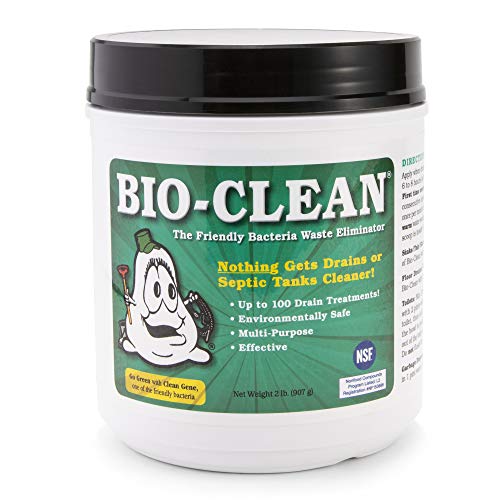 Bio-Clean Drain Septic 2# Can Cleans Drains- Septic Tanks - Grease Traps All Natural and 100% Guaranteed No Caustic Chemicals! Removes fats Oil and Grease, Completely Cleans Your System.