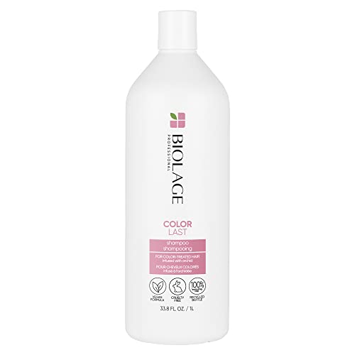 BIOLAGE Color Last Shampoo | Color Safe Shampoo | Helps Protect Hair & Maintain Vibrant Color | For Color-Treated Hair | Paraben & Silicone-Free | Vegan | 33.8 Fl. Oz.