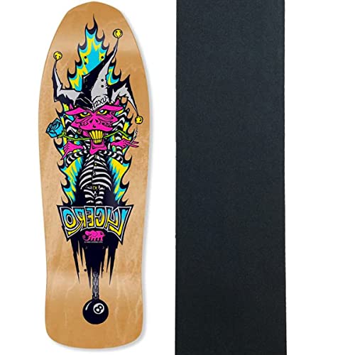 Black Label Skateboards Black Label Skateboard Deck Lucero 12XU 1989 Re-Issue Natural 10 in x 31.25 in with Grip