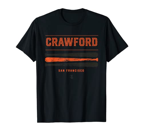 Brandon Crawford Vintage Baseball Bat Gameday T-Shirt