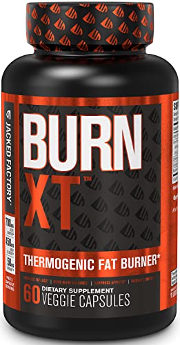 Burn-XT Thermogenic Fat Burner - Weight Loss Supplement, Appetite Suppressant, & Energy Booster - Premium Fat Burning Acetyl L-Carnitine, Green Tea Extract, & More - 60 Natural Veggie Diet Pills