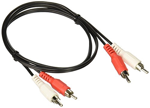 C2G 40463 Value Series RCA Stereo Audio Cable, Black (3 Feet, 0.91 Meters)