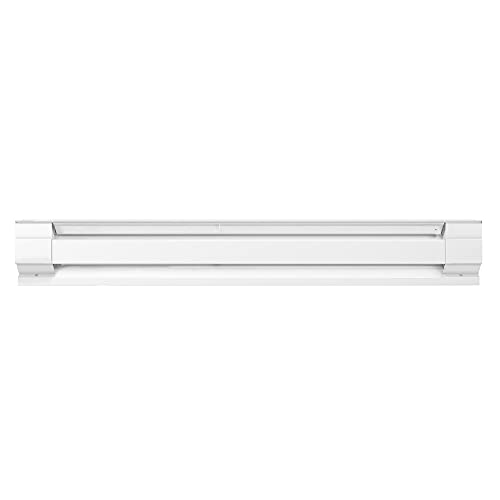 Cadet F Series 48" Electric Baseboard Heater (Model: 4F1000-1W, Part: 05534), 3412 BTU, 120 Volt, 1000 Watt, White