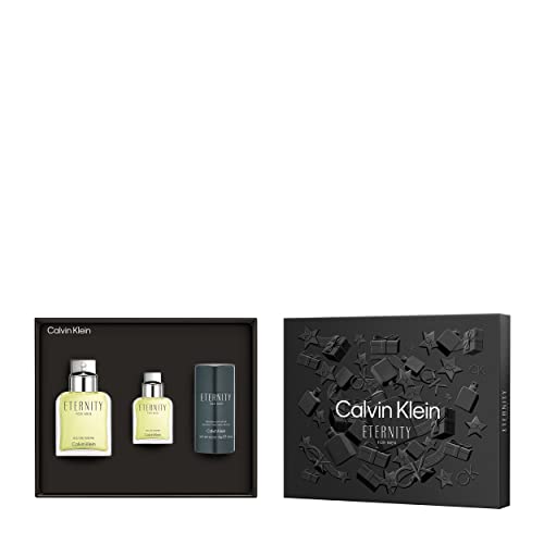 Calvin Klein Eternity for Men Fragrance Holiday Gift Set (3.3 Fl Oz, 1 Fl Oz, 2.6 Oz)