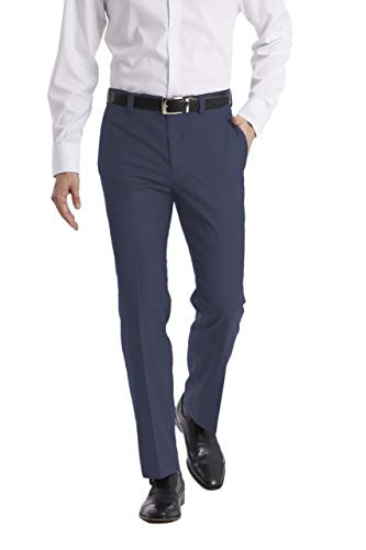 Calvin Klein Men's Modern Fit Dress Pant, Dark Blue, 30W x 30L