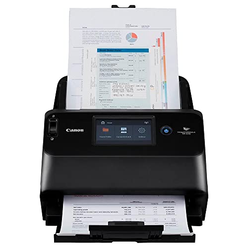 Canon imageFORMULA DR-S150 Sheetfed Scanner - 600 dpi Optical - 24-bit Color - 8-bit Grayscale - 45 ppm (Mono) - 45 ppm (Color) - Duplex Scanning - USB