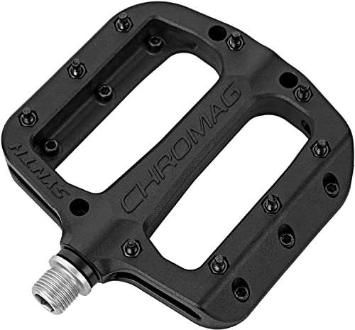 CHROMAG Synth Unisex Adult Mountain Bike/MTB/Cycle/VAE/E-Bike Pedals, Black, 110 x 107 mm