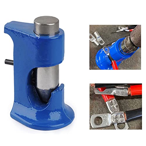 CNSPEED Hammer Lug Crimper Tool, Solid Hammer Crimper for Battery and Welding Cables 16 AWG TO 4/0 Wire Gauge (Blue)