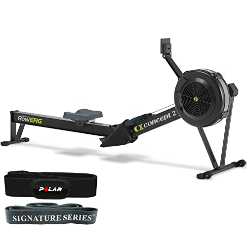 Concept2 Model D Indoor Rowing Machine with PM5 Performance Monitor and Polar H10 ANT+ Heart Rate Monitor, M-XXL: 26-36" HRM