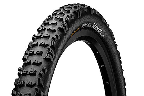 Continental Mountain Bike ProTection Tire - Black Chili, Tubeless, Folding Handmade MTB Performance Tire (26", 27.5", 29"), 26 x 2.4, Trail King