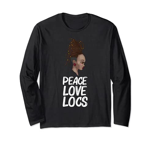 Cool Locs Gift For Women Loc'd Dreadlocks Dreads Hairstyle Long Sleeve T-Shirt